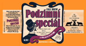  Podzimní speciál  - nefiltrované, 16°pivo, ochucený tmavý speciál s příchutí švestek Obsah alhoholu: 6,5%