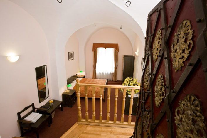 Historic brewery hotel in old Prague