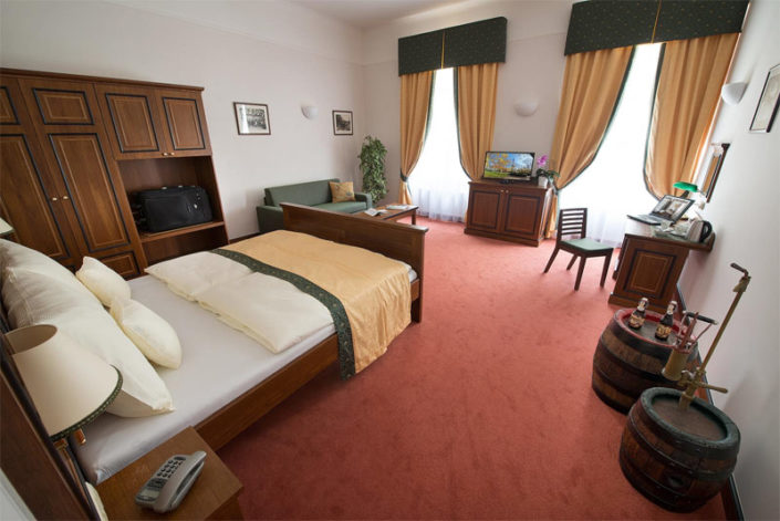 Historic brewery hotel in old Prague
