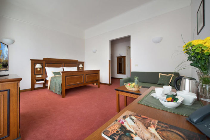 Historic brewery hotel in old Prague